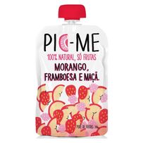 Purê De Frutas Pic-Me Morango, Framboesa e Maçã 100g