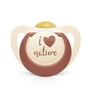 Kit 2 Chupetas Nuk for Nature Latex Menina 6 a 18 Meses