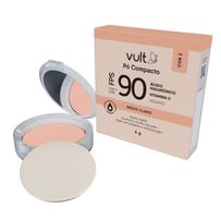 Pó Compacto Vult Fps90 Médio Claro 6g
