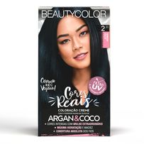 Tintura Beautycolor Cores Reais Preto Azulado 2.11