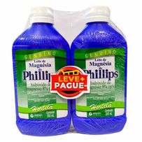 Leite Magnésia Phillips Hortelã 2 Unidades de 350ml Cada