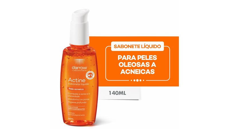 Sabonete Líquido Darrow Actine 140ml - Drogaria Venancio