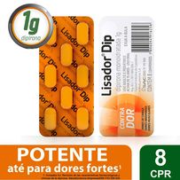 Lisador Dip 1g Hypera 8 Comprimidos