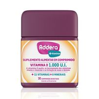Suplemento Alimentar Addera + Vitaminas 30 Comprimidos