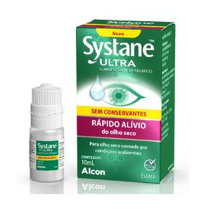 Systane Ultra Alcon Lubrificante Oftálmico Sem Conservante 10ml