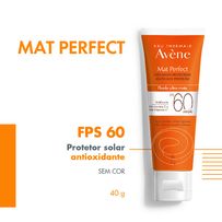 Protetor Solar Avene Mat Perfect Aqua Fluido Ultra Mate FPS 60 40g