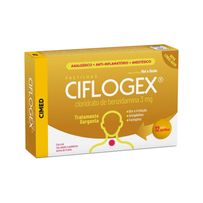 Pastilha De Garganta Ciflogex 3mg Cimed Mel e Limão 12 Pastilhas