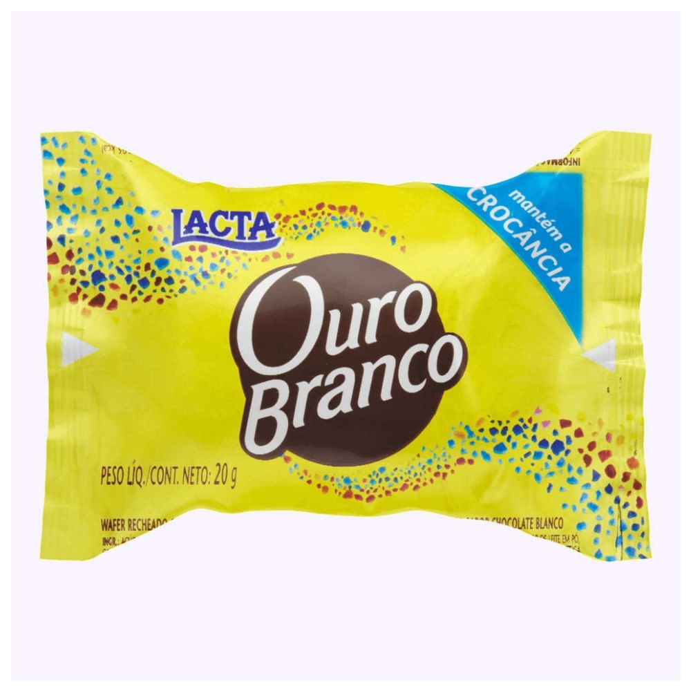 Brazil product data sample: Bombom Lacta Ouro Branco 20g