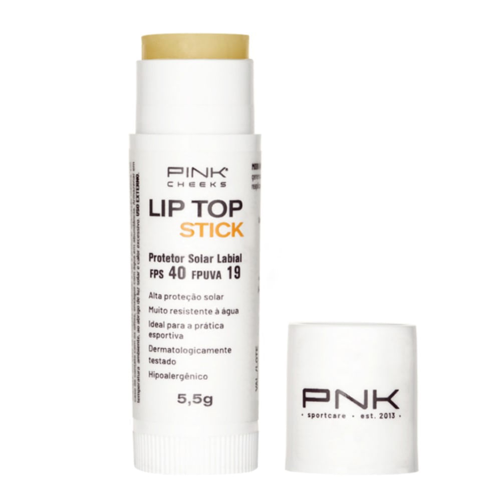 Protetor Solar Labial Pink Cheeks Lip Top Stick Fps40 5,5g