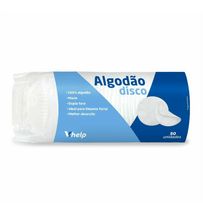 Algodão Disco V.Help 50 Unidades