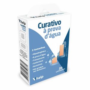 Curativo V.Help Prova Da Água 20 Unidades