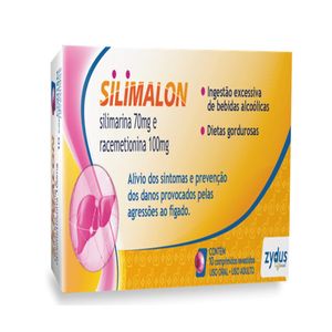 Silimalon 70mg + 100mg Zydus 10 Comprimidos Revestidos