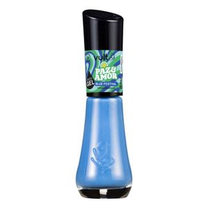 Esmalte Vult 5 Free Paz E Amor Blue Festival 8ml