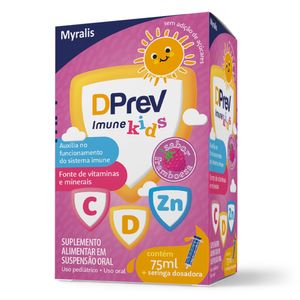Dprev Imune Kids Myralis 75ml + Seringa Dosadora