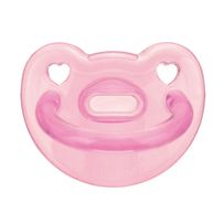 Chupeta Silicone Kuka Soft Bico Ortodôntico Nº2 Rosa 6+ Meses 1 Unidade
