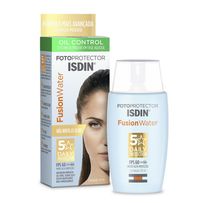 Protetor Solar Facial Isdin Fusion Water 5 Stars Oil Control Fps60 Sem Cor 50ml