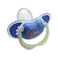 Chupeta Kuka Lumina Bico Ortodôntico N°2 Azul 6+ Meses 1 Unidade