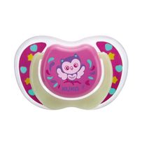Chupeta Kuka Lumina Bico Ortodôntico N°2 Rosa 6+ Meses 1 Unidade