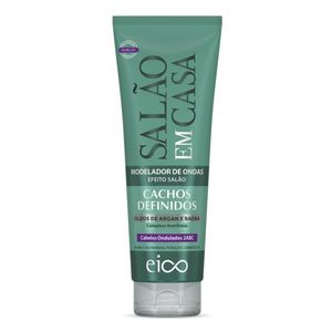 Modelador de Ondas Eico Salão Em Casa Cachos Definidos Ondulados 2ABC 250ml