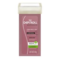 Cera Depilatória Roll-on Corporal Depi Roll Rosa Refil 100g