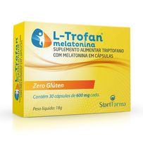 L-Trofan Melatonina Start Farma 30 Cápsulas De 600mg Cada