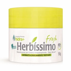 Desodorante Em Creme Antitranspirante Herbíssimo Fresh 55g