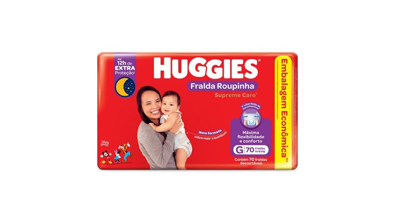 HUGGIES Fralda Huggies Supreme Care G - 32 Fraldas