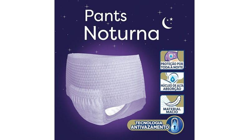 Roupa Íntima Descartável Tena Pants Noturna G/EG com 24 unidades