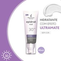 Hidratante Facial Epidrat Mate Sem Cor FPS-30 40ml