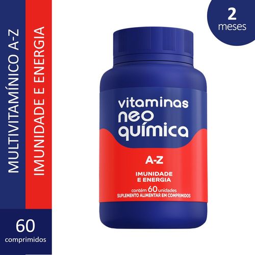 Vitaminas Neo Química A-Z 60 Comprimidos