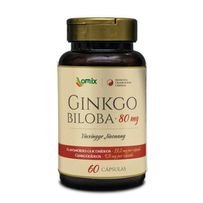 Ginkgo Biloba 80mg Omix 60 Cápsulas