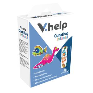 Curativo Infantil V.Help Hipoalergênico 25 Unidades