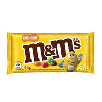 Confeitos De Chocolate M&M's Amendoim 45g