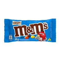 Confeitos De Chocolate M&Ms Crispy Ao Leite 35g