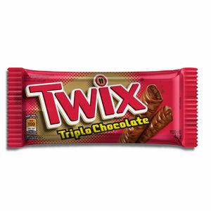 Chocolate Twix Triplo Chocolate Com 40g Edição Limitada