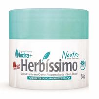 Desodorante Em Creme Antitranspirante Herbíssimo Neutro 55g