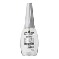 Esmalte Colorama Top Coat Efeito Gel Brilho Diamante 8ml