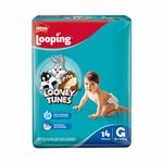 Fralda Looping Looney Tunes Mega G 32 Unidades