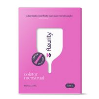 Coletor Menstrual Fleurity Tipo 1 Reutilizável 1 Unidade