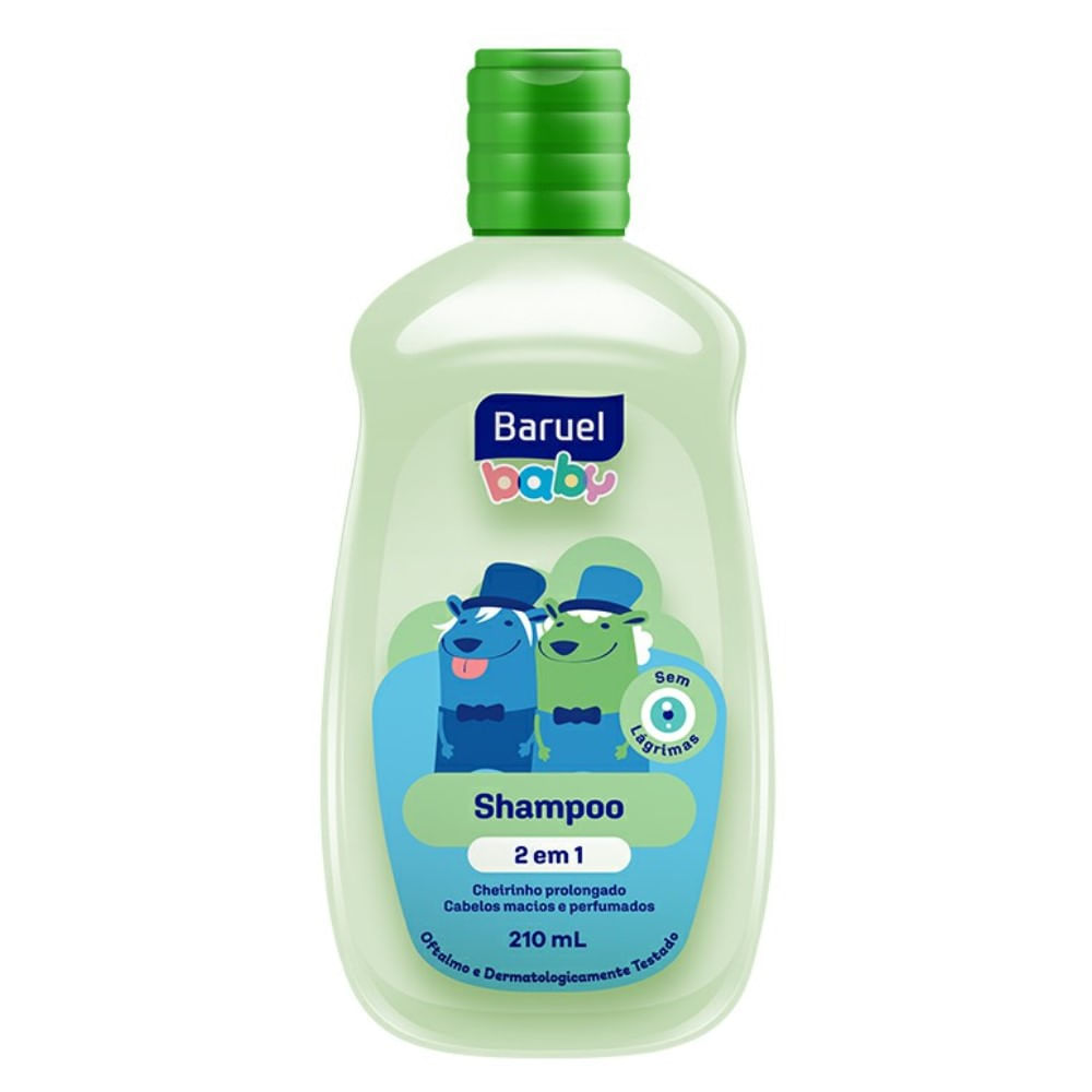 Shampoo Infantil Baruel Baby 2 em 1 - 210ml