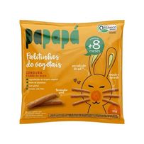 Palitinhos De Vegetais Papapá Cenoura E Grão-De-Bico 20g
