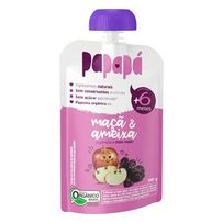 Papinha Orgânica Papapá Maçã & Ameixa 100g