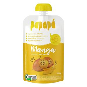 Papinha Orgânica Papapá Manga 100g