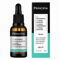 Sérum Facial Principia Mix-01 Tratamento Contra Cravos E Espinhas 30ml