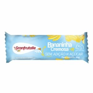 Bananinha Cremosa Granfrutalle Zero Açúcar 30g