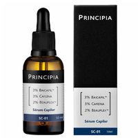 Sérum Capilar Principia Sc-01 3% Baicapil + 3% Cafeína Tratamento Da Queda E Crescimento 50ml