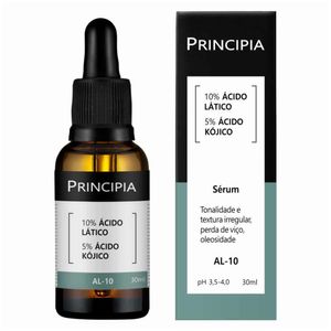 Sérum Facial Principia AL-10 - 10% Ácido Lático Kójico Clareador Anti Melasma 30ml