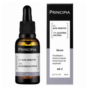 Sérum Facial Principia aA-2 - 2% Alfa-Arbutin + 10% Gluconolactone 30ml