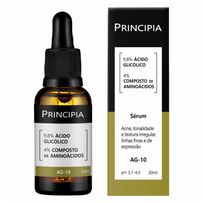 Sérum Facial Principia AG-10 - 9,8% Ácido Glicólico + 4% Composto De Aminoácidos 30ml