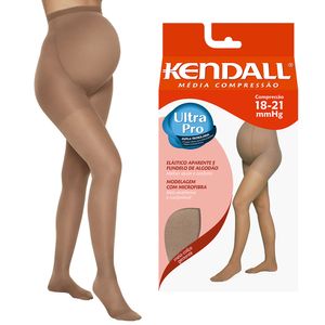 Meia Calça De Média Compressão Para Gestante Kendall Cor Mel Média 18-21mmHg 1 Unidade